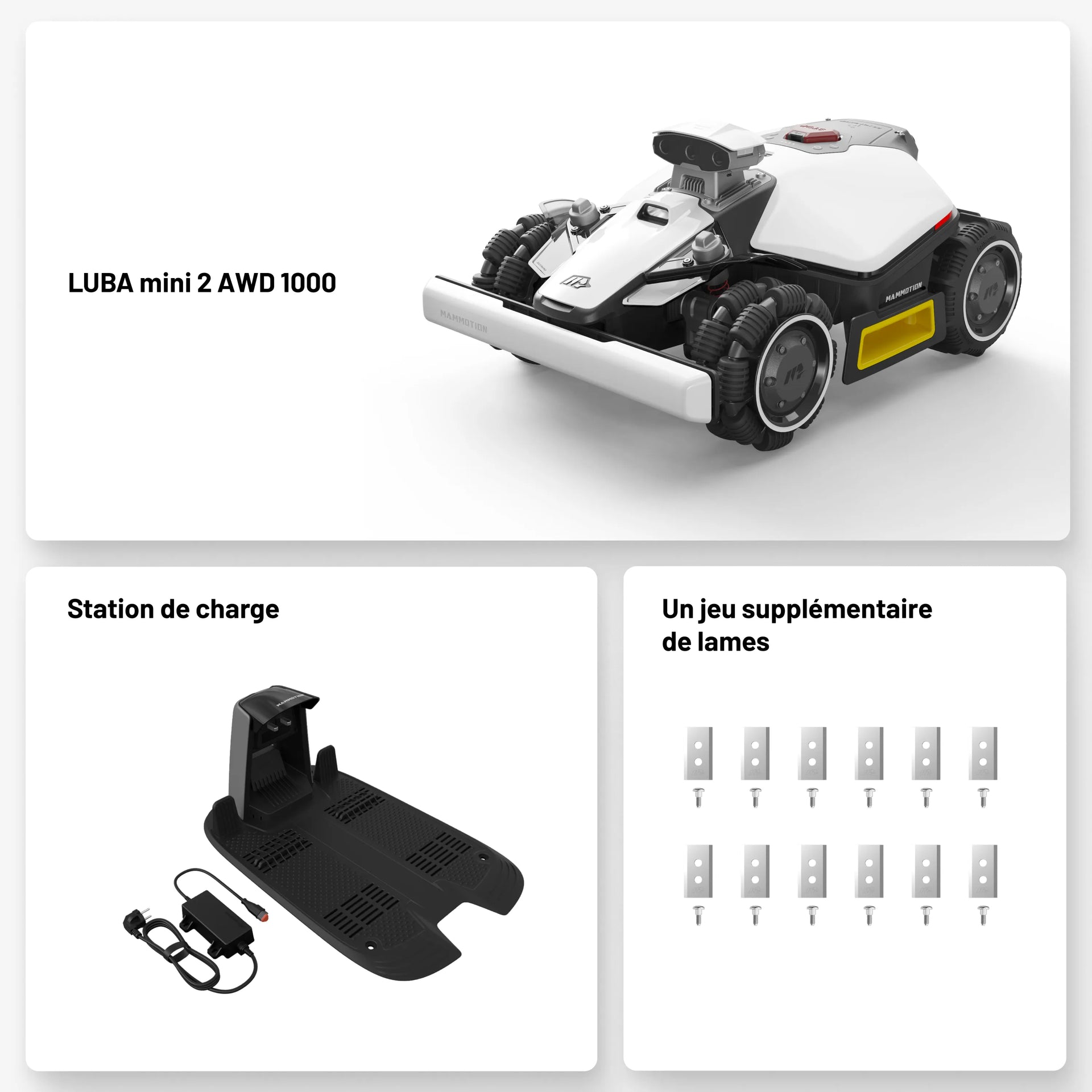 LUBA Mini 2 AWD Mähroboter 1000 m² – intelligente Rasenpflege ohne Kabel